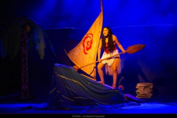O espetáculo “Moana” será apresentado em Bela Vista de Minas na próxima sexta-feira