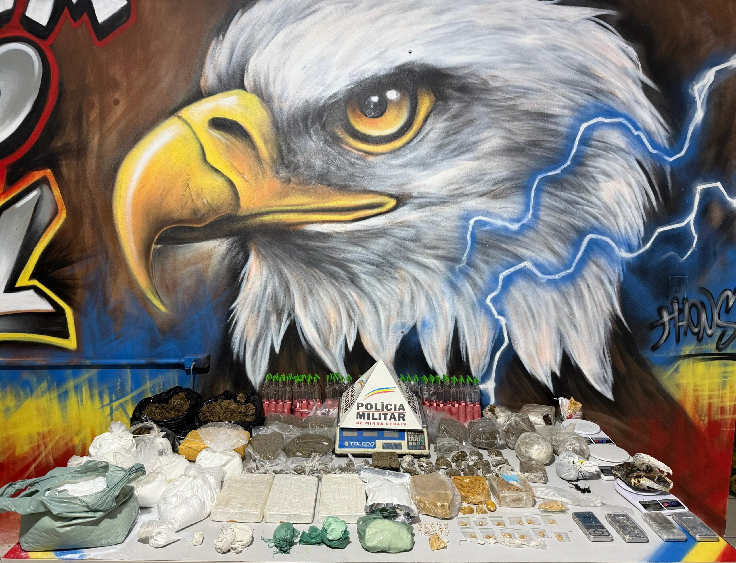 Operação da Polícia em Ipatinga aprende mais de 40 kg de drogas