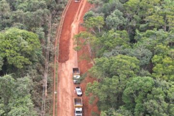 São Gonçalo do Rio Abaixo: obra de pavimentação da estrada para Vargem da Lua tem ritmo acelerado