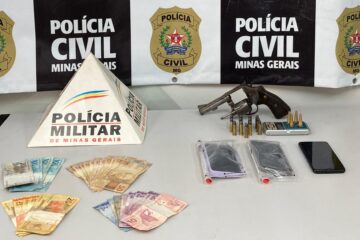 Homem é preso com arma, drogas e animais silvestres em operação em Barão de Cocais