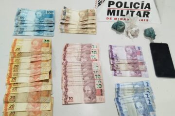 Jovem é preso por tráfico de drogas no bairro Nossa Senhora das Oliveiras, em Itabira