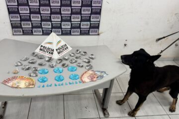 Polícia Militar prende homem por tráfico de drogas no bairro Bálsamos, em Itabira