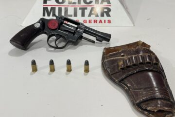 Homem é preso por porte ilegal de arma de fogo no bairro Nova Vista, em Itabira