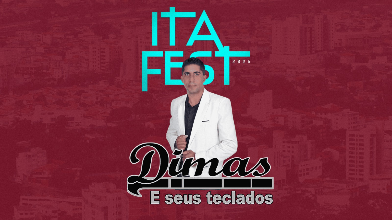 ‘Cai sereno cai’: conheça a história de Dimas e Seus Teclados, atração de abertura do ItaFest 2025