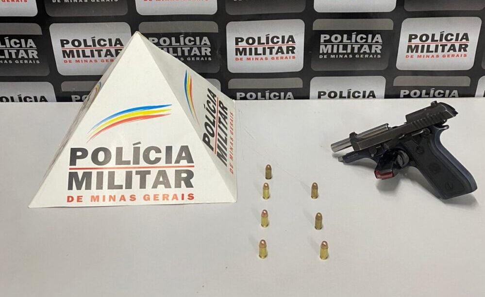 Homem é preso com arma de fogo durante abordagem policial em Santa Bárbara