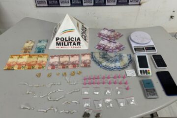 Polícia Militar prende jovem por tráfico de drogas em Itabira e apreende entorpecentes