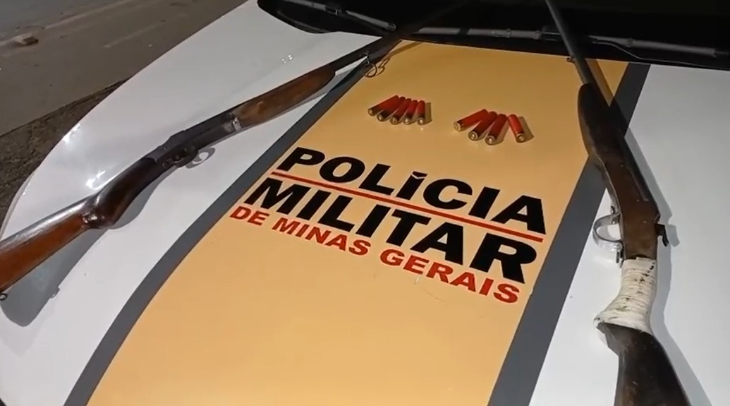 João Monlevade: fuga de moto termina em prisão com armas