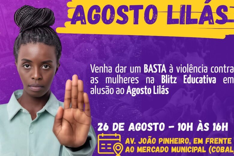 OAB Itabira promove blitz educativa do Agosto Lilás nesta terça-feira; saiba mais