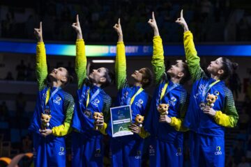 Brasil conquista prata inédita no Mundial de ginástica rítmica