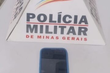 PM recupera celular e prende assaltantes, em Barão de Cocais