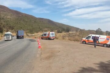 Motociclista morre em acidente no trevo de Caeté, na BR-381
