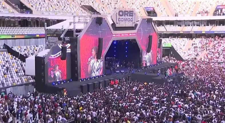 Festival Ore Comigo 2025 reúne multidão na Arena MRV, em Belo Horizonte