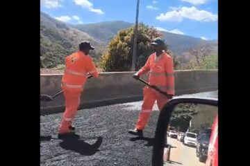 Recapeamento e tapa-buracos são executados na MGC-120, estrada que liga Itabira à Nova Era