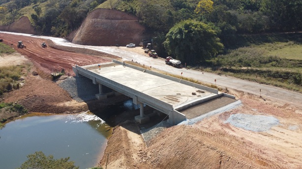 Novas pontes na BR-265, no Sul de Minas, serão entregues em setembro