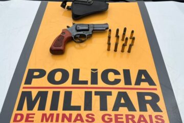 Motorista é preso por porte ilegal de arma de fogo durante operação policial em Conceição do Mato Dentro