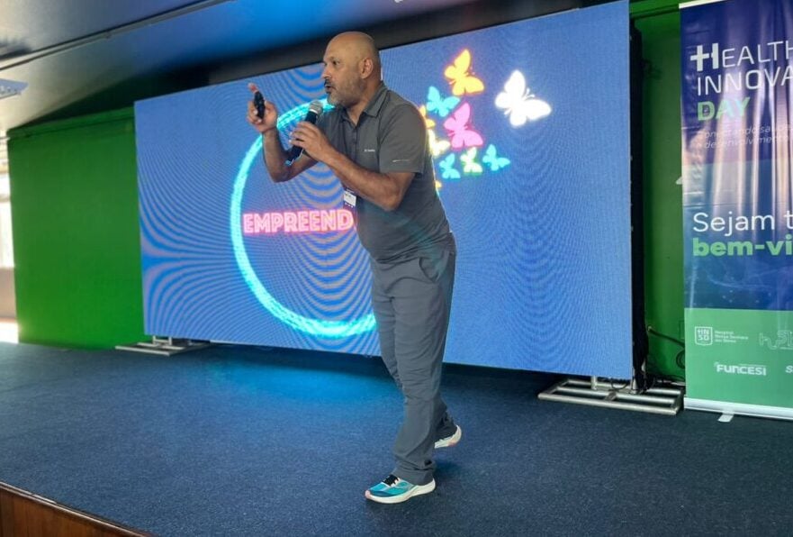 “Onde houver desigualdade, invista o melhor dos recursos humanos, financeiros e técnicos”, destaca o antropólogo Uribe, durante o Health Innovation Day, em Itabira