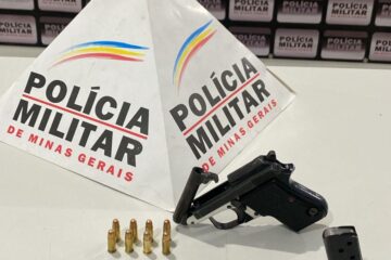 Polícia Militar prende homem por porte ilegal de arma de fogo em São Domingos do Prata