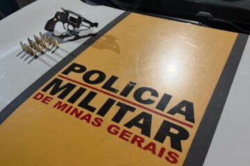 Homem é preso com revólver e caminhonete clonada em Santa Maria de Itabira