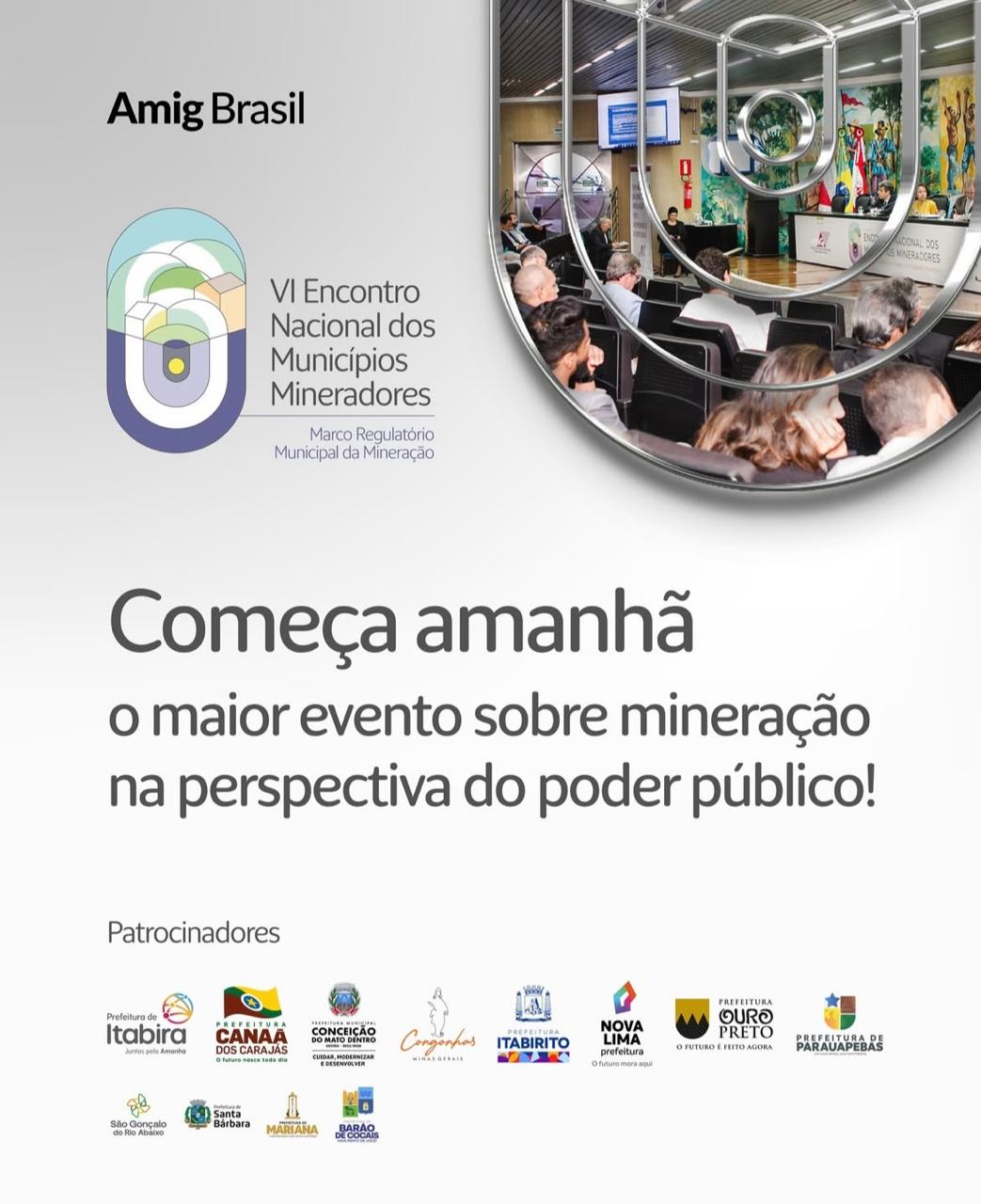 VI Encontro Nacional dos Municípios Mineradores: programação, palestrantes e expectativas