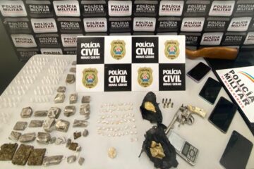 Operação policial em Santa Bárbara resulta na prisão de três suspeitos e grande apreensão de drogas