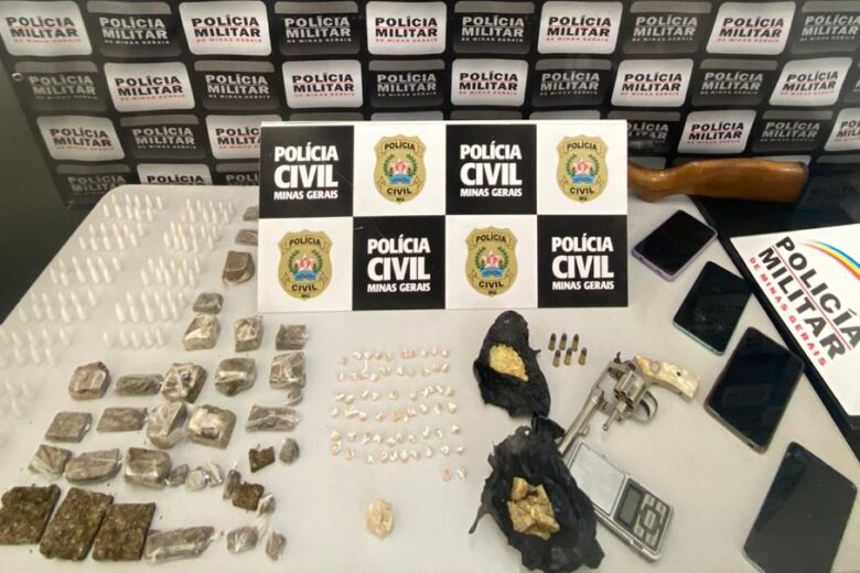 Operação policial em Santa Bárbara resulta na prisão de três suspeitos e grande apreensão de drogas