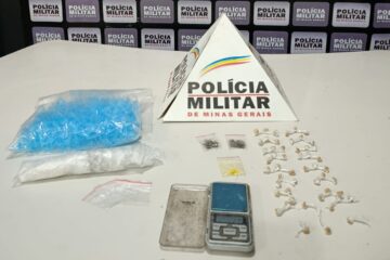 Itabira: polícia apreende drogas em residência no bairro Major Lage de Baixo