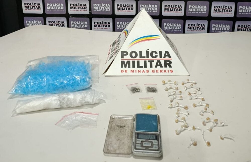 Itabira: polícia apreende drogas em residência no bairro Major Lage de Baixo