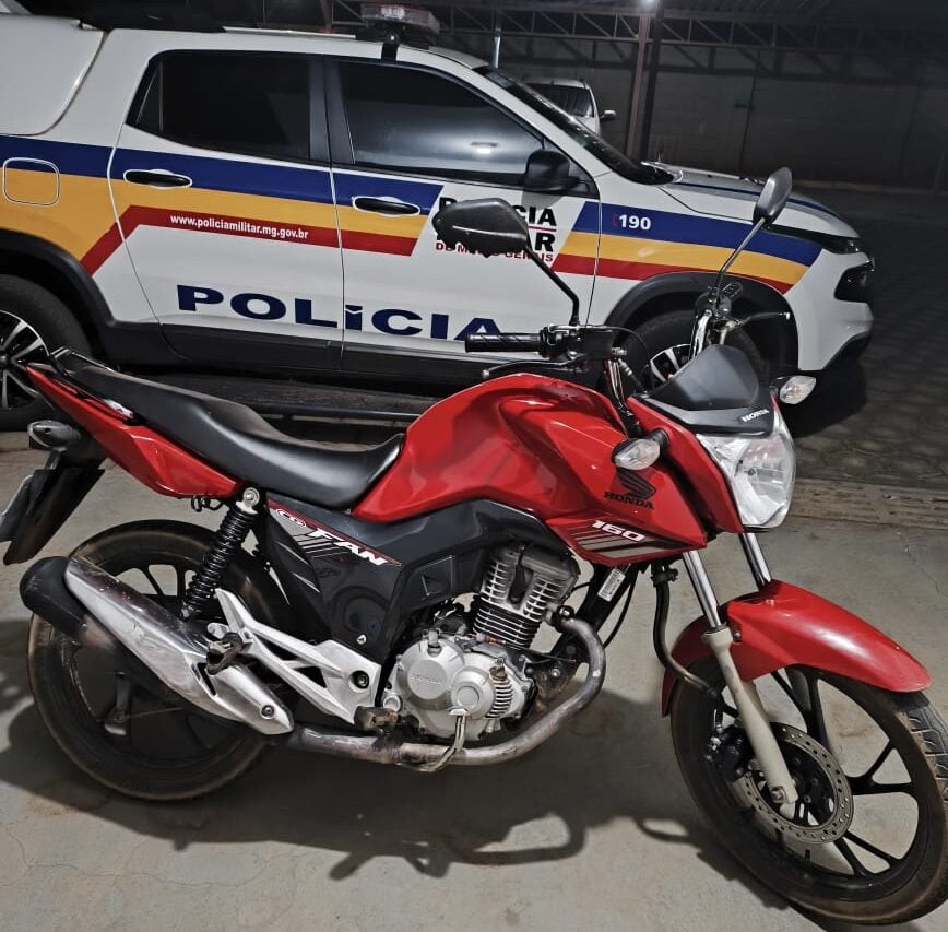 Polícia Militar prende homem por receptação e adulteração de motocicleta em São Gonçalo do Rio Abaixo