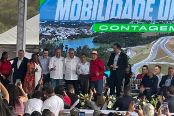 Prefeita Marília Campos destaca expansão do metrô durante visita de Lula a Contagem