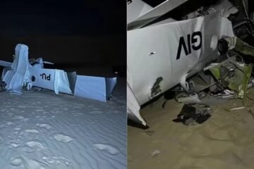 Avião cai nos Lençóis Maranhenses e deixa duas pessoas mortas