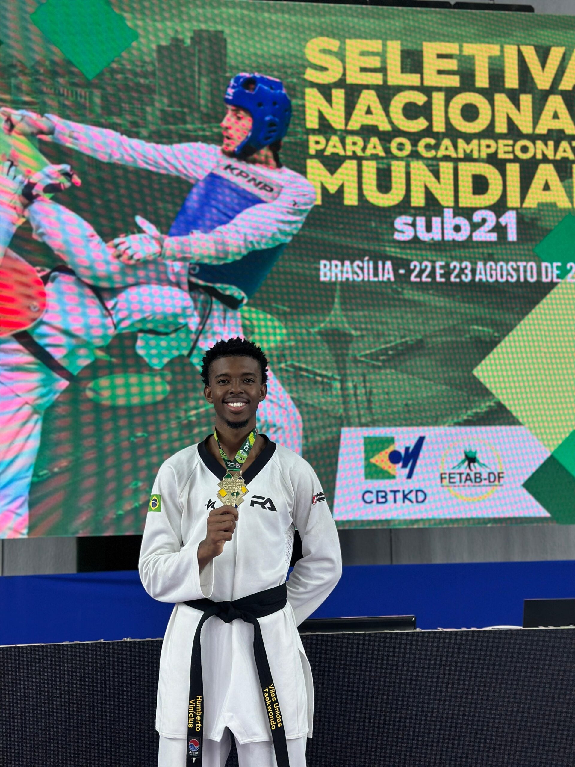 Itabirano Humberto Vinicius vence seletiva e disputará Mundial Sub-21 de Taekwondo