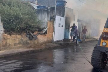 Homem morre durante incêndio no bairro São Cristóvão, em Ouro Preto
