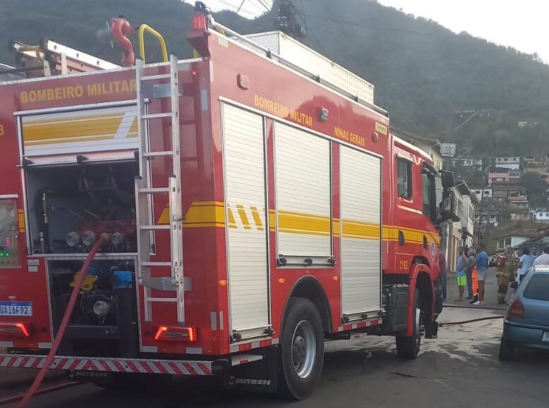 Homem morre durante incêndio no bairro São Cristóvão, em Ouro Preto