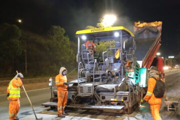 Trechos da BR-040 passam por manutenção noturna em Belo Horizonte, Nova Lima e Congonhas