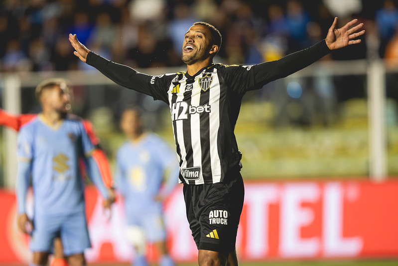 Atlético-MG desperdiça vantagem e cede empate ao Bolívar na altitude de La Paz; assista aos gols