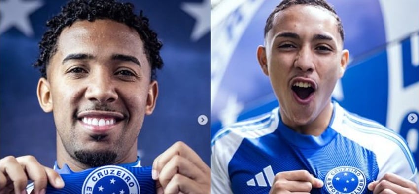 Cruzeiro oficializa Ryan Guilherme e Kauã Moraes