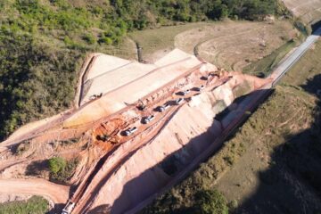 Trecho da BR-381 em Antônio Dias é liberado após obras de recuperação de talude
