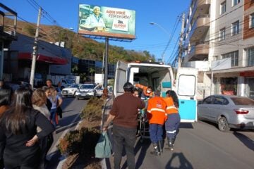 Idosa de 74 anos é atropelada e sofre fraturas em João Monlevade