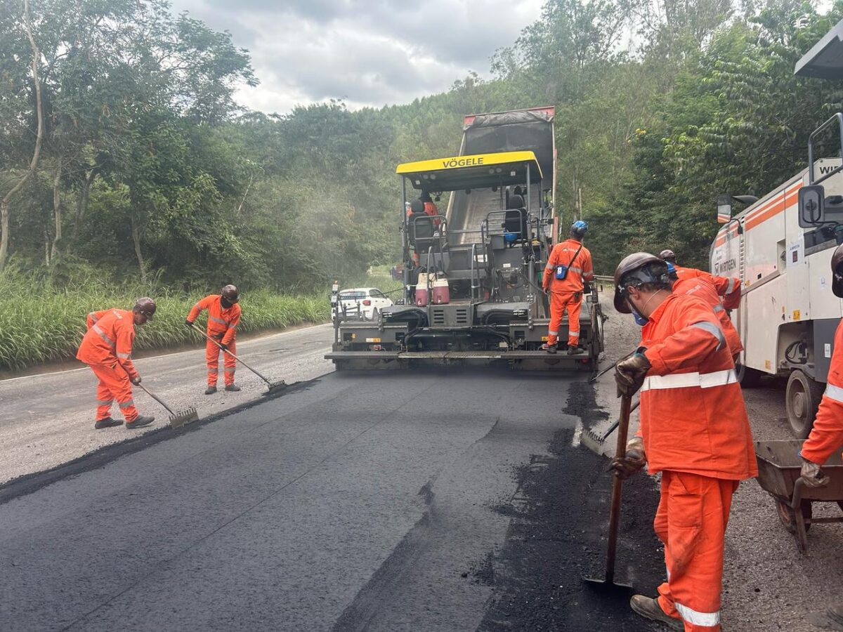 BR-381 segue com obras de Caeté a Governador Valadares até o dia 6 de agosto
