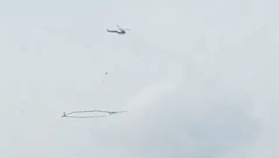 Com sensores eletromagnéticos e helicóptero, Vale promove levantamento aéreo de dados em Itabira 
