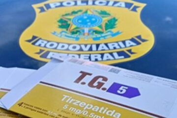 PRF apreende medicamentos irregulares e produtos contrabandeados na BR-381