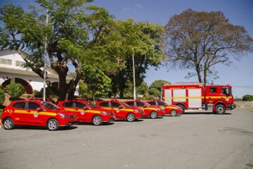 Itabira e mais três cidades recebem reforço com 15 novas viaturas do Corpo de Bombeiros