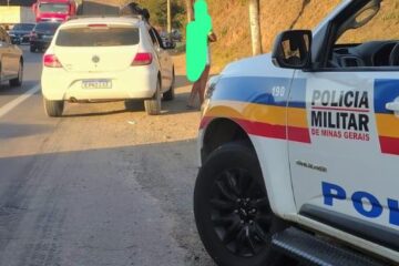 BR-381: Polícia Militar prende suspeito de furto e recupera carro em João Monlevade