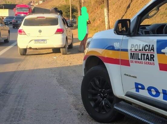 BR-381: Polícia Militar prende suspeito de furto e recupera carro em João Monlevade
