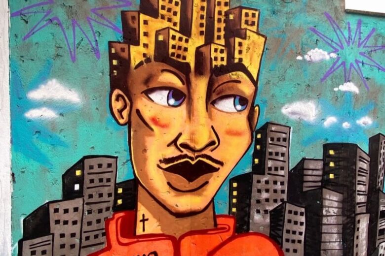 Grafite na veia: artista de BH leva cor e criatividade para o Festival Fala Quilombo em Itabira; confira