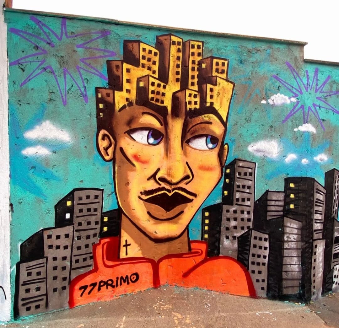 Grafite na veia: artista de BH leva cor e criatividade para o Festival Fala Quilombo em Itabira; confira