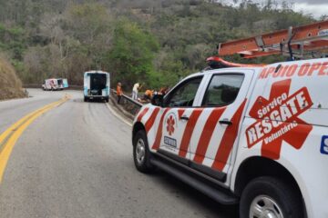 Duas pessoas ficam feridas em acidente na “Estrada do Forninho”, que liga Itabira a João Monlevade