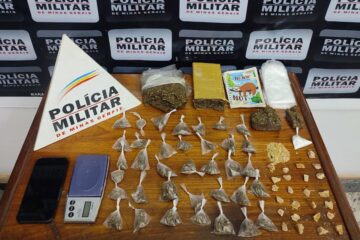 Polícia prende jovem por tráfico e apreende drogas em Barão de Cocais