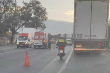 Idoso morre em acidente na BR-381, em BH, neste sábado