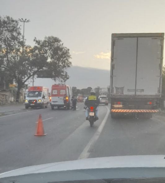 Idoso morre em acidente na BR-381, em BH, neste sábado